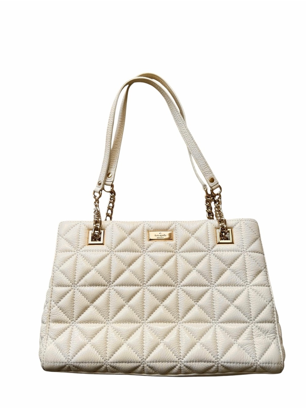 Kate Spade Phoebe Sedgewick Place Shoulder Bag Cream Quilted
